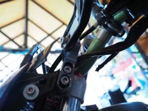 Hand Guard to Triple Clamp Mounts for KLX230 - Image 9