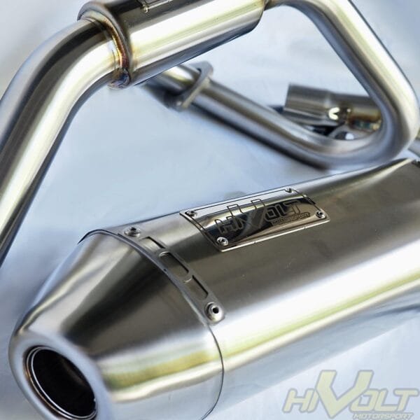 Stainless full exhaust with powerbomb for KLX230