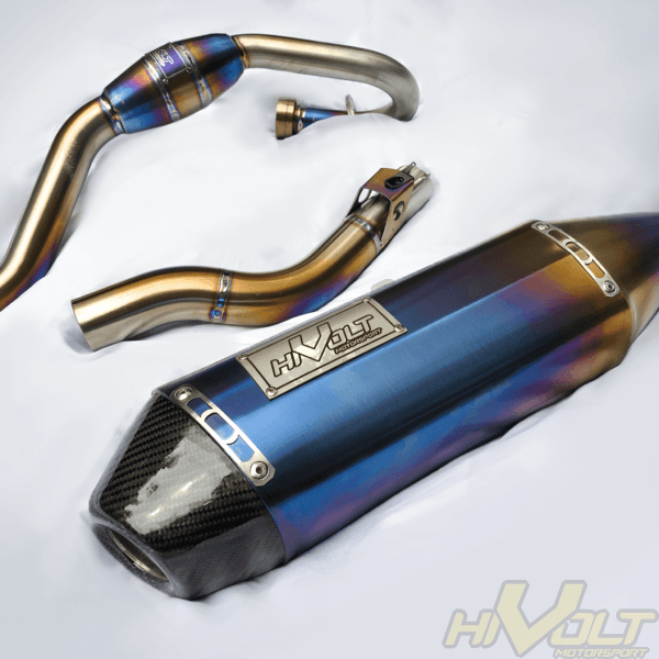 Full System Exhaust for CRF300L and CRF300 Rally - Titanium